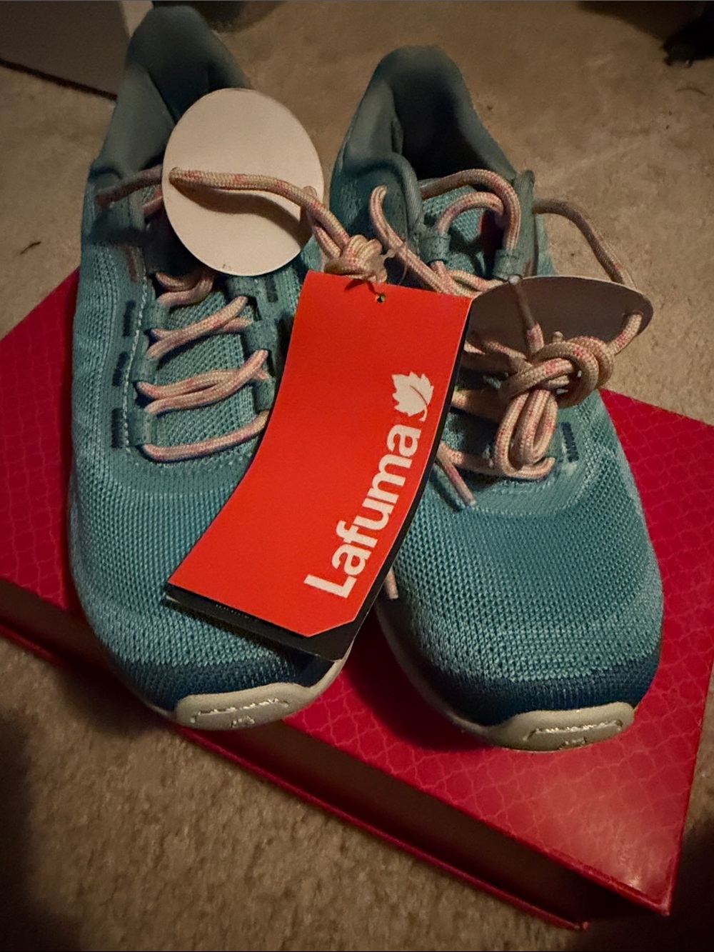 Lafuma Women’s Teal Knit Athletic Sneakers - Lightweight Comfort